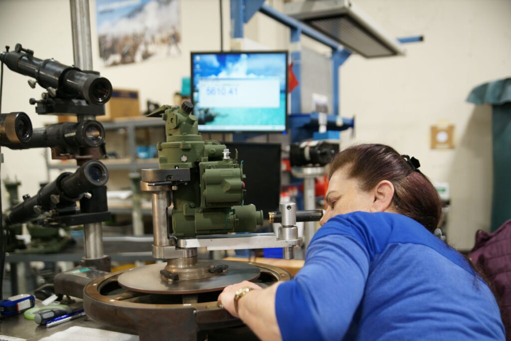Decorative image of two engineers working